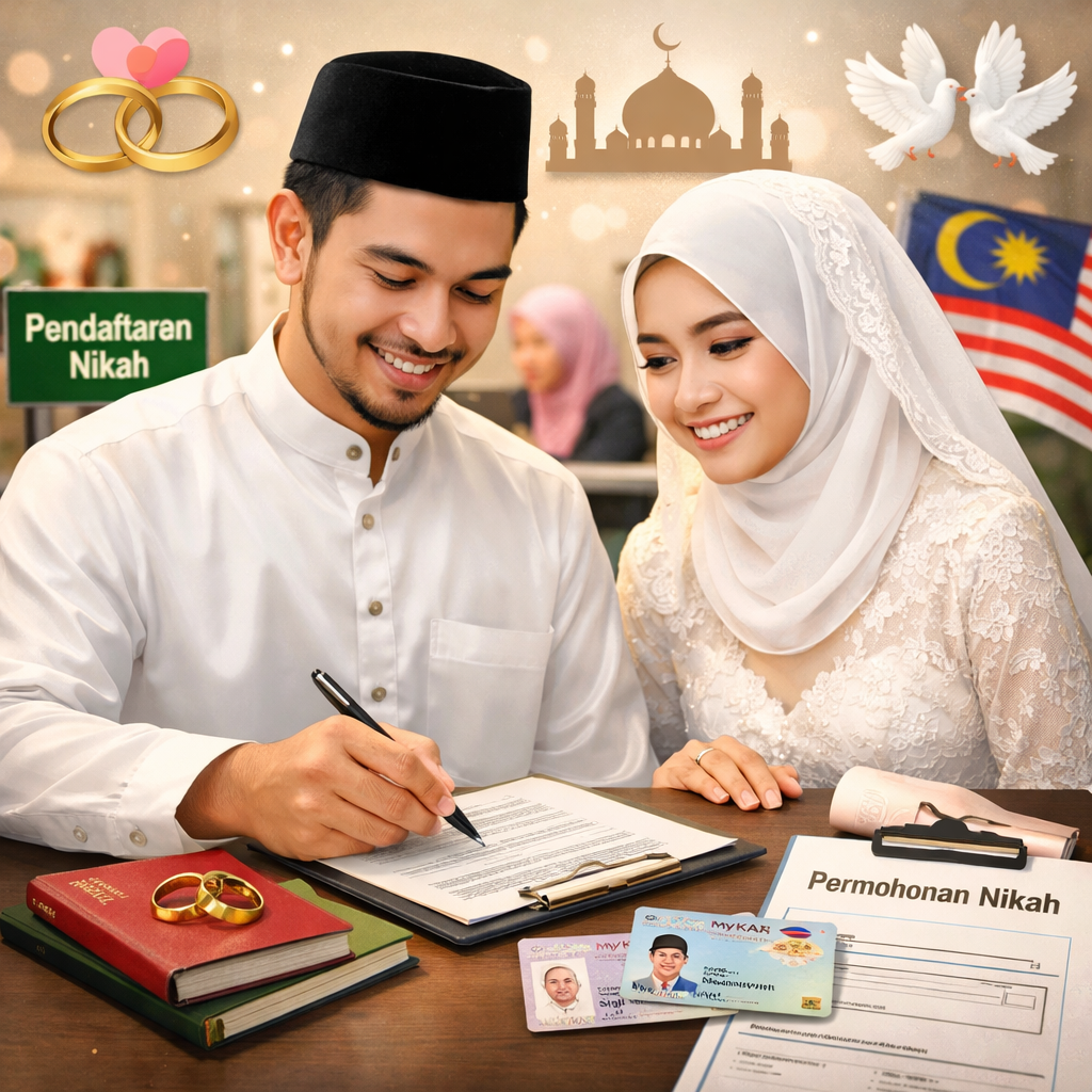 Daftar Kahwin: Panduan Lengkap & Mudah Untuk Bakal Pengantin di Malaysia